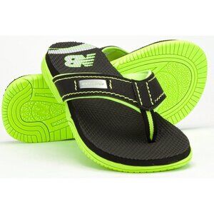 NEW BALANCE Kids Mojo Thong Black/Lime